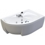 Акриловая ванна АКВАТЕК Вега 170х105 см (без гидромассажа) с каркасом и фронтальным экраном