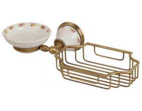 Мыльница с корзинкой Migliore Provance ML.PRO-60.526.BR бронза
