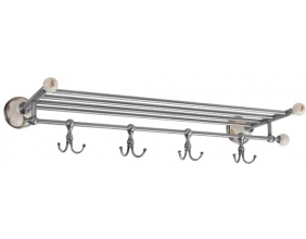 Полка с крючками Migliore Provance ML.PRO-60.529.CR хром