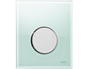 Кнопка смыва Tece Loop Urinal зеленое стекло, кнопка хром глянцевый  9242653