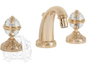 Смеситель для биде Migliore Cristalia Swarovski 27180  золото