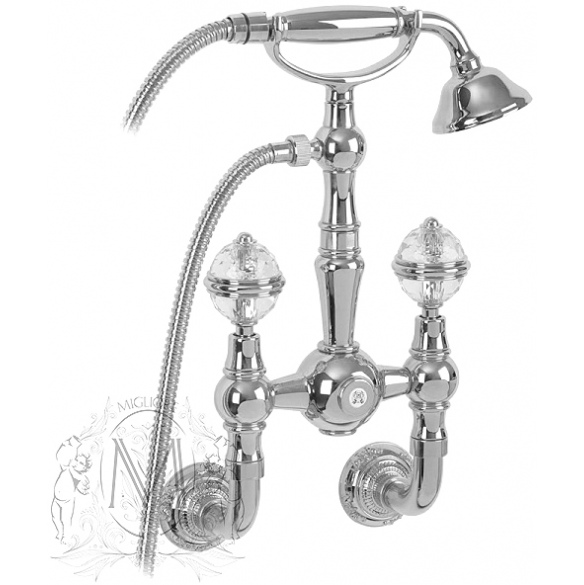 Смеситель для душа Migliore Cristalia Swarovski ML.CRS-3746 хром