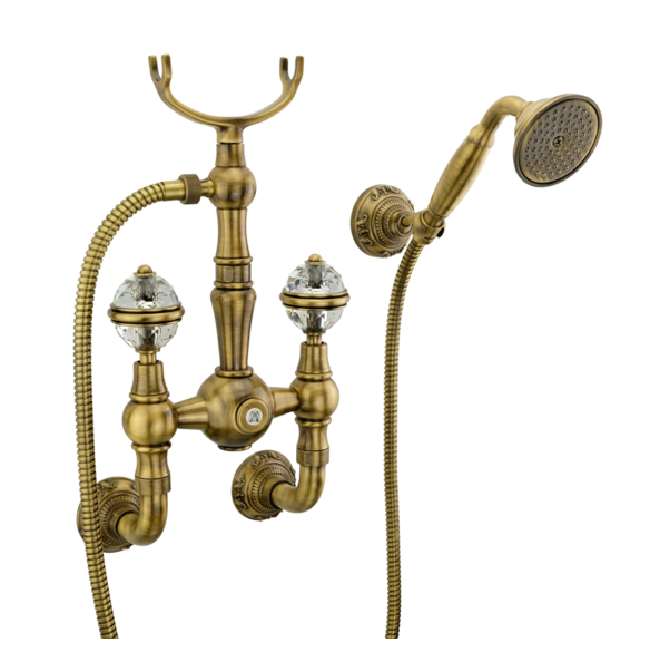 Смеситель для душа Migliore Cristalia Swarovski ML.CRS-3746 бронза