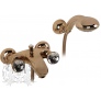 Смеситель для ванны с душем Migliore Korona Swarovski ML.KRN-4702 Br