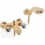 Смеситель для ванны с душем Migliore Korona Swarovski ML.KRN-4702 Do