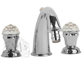 Смеситель для биде Migliore Korona Swarovski ML.KRN-4725 Cr