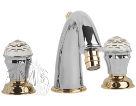 Смеситель для биде Migliore Korona Swarovski ML.KRN-4725 CrDo