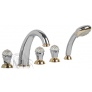 Смеситель на борт ванны Migliore Korona Swarovski ML.KRN-4780 CrDo