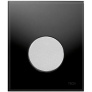 Кнопка смыва Tece Loop Urinal 9242655 черное стекло, кнопка хром матовый