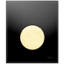 Кнопка смыва Tece Loop Urinal 9242658 черное стекло, кнопка золото