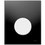 Кнопка смыва Tece Loop Urinal 9242654 черное стекло, кнопка белая