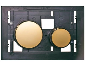 Кнопка смыва Tece Loop Modular 9240668 золотая, без лицевой панели