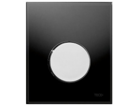 Кнопка смыва Tece Loop Urinal 9242656 черное стекло, кнопка хром