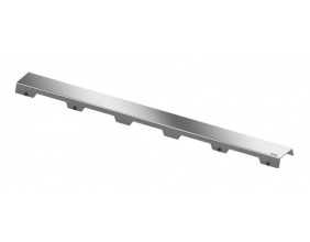 Прямая панель для слива ТЕСЕdrainlinе “steel II” 120 см, полированная  601282