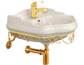 Раковина-консоль Migliore Bella ML.BLL-24.155 55 см золото