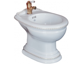 Биде напольное Migliore Milady ML.MLD-25.732 декор бронза