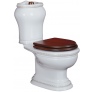 Унитаз-моноблок Migliore Milady ML.MLD-25.702 декор бронза (вертикальный выпуск)