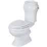 Унитаз-моноблок Migliore Milady ML.MLD-25.702 белая керамика, ручка хром (горизонтальный выпуск)