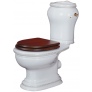 Унитаз-моноблок Migliore Milady ML.MLD-25.702 декор бронза (горизонтальный выпуск)