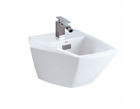 Биде подвесное TOTO JEWELHEX BT682V1 со сливным клапаном