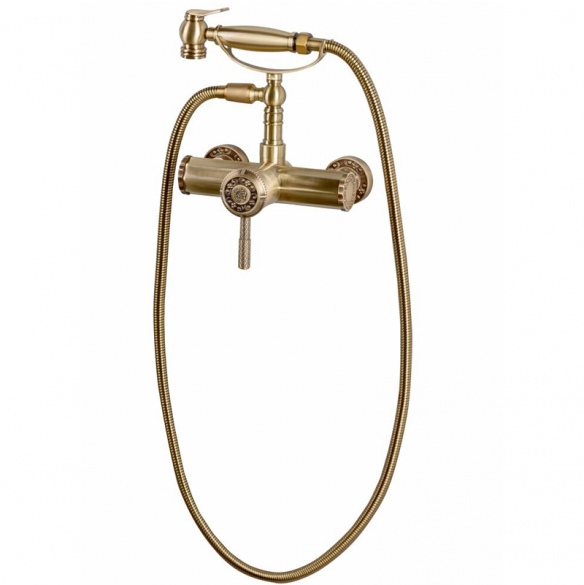 Гигиенический душ со смесителем Bronze de Luxe Windsor 10135 бронза