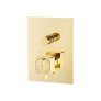 Migliore KVANT GOLD Смеситель термостат моноком. скрытого монтажа, 2-х позиционный с девиатором арт.25406
