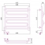 Полотенцесушитель электрический Сунержа Элегия 2.0  60x60