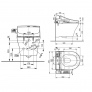Унитаз подвесной TOTO MH CW162Y С WASHLET EK 2.0 TCF6632G#NW1