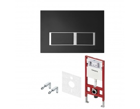 TECE  Комплект TECEspring для установки подвесного унитаза с панелью смыва TECEspring V панель смыва черная матовая K955202