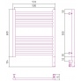 Полотенцесушитель электрический Сунержа  Богема 3.0 прямая  60х50