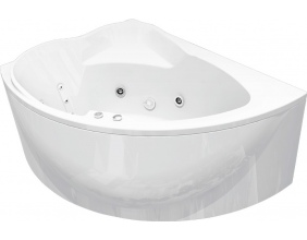 Акриловая ванна AКВАТЕК Альтаир 160х120 см левая (без гидромассажа) с каркасом и фронтальным экраном