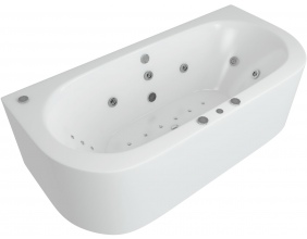 Акриловая ванна АКВАТЕК Морфей 190х90 см (без гидромассажа) с каркасом ,  фронтальным  и боковым экраном 2 шт