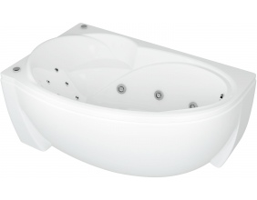 Акриловая ванна АКВАТЕК Бетта 150х95 см левая (без гидромассажа) с каркасом и фронтальным экраном
