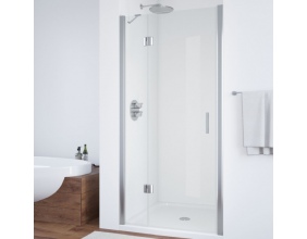 Душевая дверь в нишу Vegas Glass AFP 110 08 01 L вход 73 см, профиль глянцевый хром, стекло прозрачное 