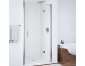 Душевая дверь в нишу Vegas Glass AFP 110 08 01 R вход 73 см, профиль глянцевый хром, стекло прозрачное 