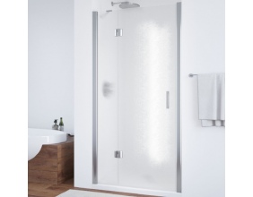 Душевая дверь в нишу Vegas Glass AFP 120 08 02 L профиль глянцевый хром, стекло шиншилла 