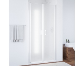 Душевая дверь в нишу Vegas Glass E2P 90 01 10 профиль белый, стекло сатин 