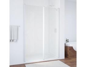 Душевая дверь в нишу Vegas Glass EP-F-1 145 01 01 R профиль белый, стекло прозрачное 