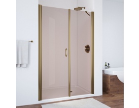 Душевая дверь в нишу Vegas Glass EP-F-2 125 05 05 L профиль бронза, стекло бронза 