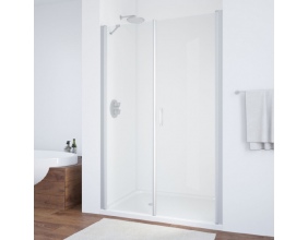 Душевая дверь в нишу Vegas Glass EP-F-2 125 07 01 R профиль матовый хром, стекло прозрачное 