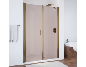 Душевая дверь в нишу Vegas Glass EP-F-2 135 05 05 L профиль бронза, стекло бронза 
