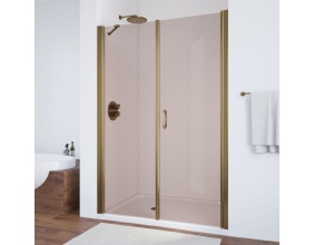 Душевая дверь в нишу Vegas Glass EP-F-2 135 05 05 R профиль бронза, стекло бронза 