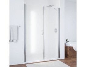 Душевая дверь в нишу Vegas Glass EP-F-2 150 08 10 L профиль глянцевый хром, стекло сатин 