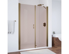 Душевая дверь в нишу Vegas Glass EP-F-2 160 05 05 L профиль бронза, стекло бронза 