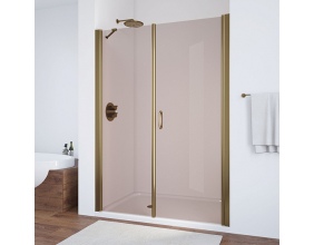 Душевая дверь в нишу Vegas Glass EP-F-2 160 05 05 R профиль бронза, стекло бронза 