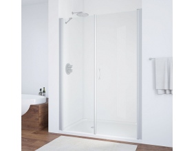 Душевая дверь в нишу Vegas Glass EP-F-2 165 07 01 R профиль матовый хром, стекло прозрачное 