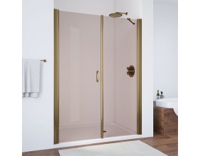 Душевая дверь в нишу Vegas Glass EP-F-2 170 05 05 L профиль бронза, стекло бронза 