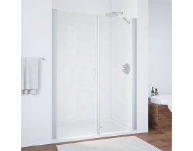Душевая дверь в нишу Vegas Glass EP-F-2 170 07 01 L профиль матовый хром, стекло прозрачное 