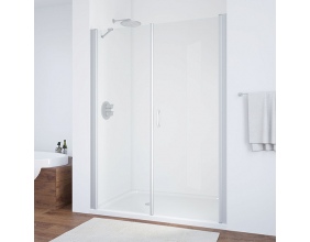Душевая дверь в нишу Vegas Glass EP-F-2 170 07 01 R профиль матовый хром, стекло прозрачное 