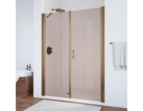 Душевая дверь в нишу Vegas Glass EP-F-2 175 05 05 R профиль бронза, стекло бронза 